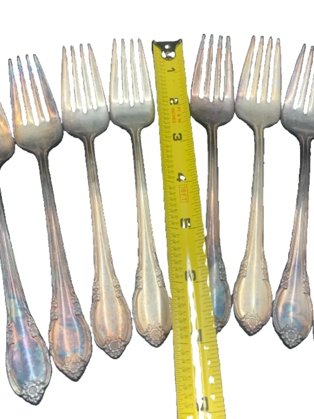 Vintage Rogers Bros 1847 IS Remembrance Pattern Lot of 8 Salad Forks